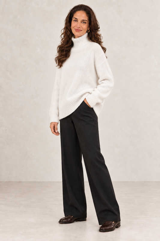 Bianca | Jerséi oversize de cuello alto
