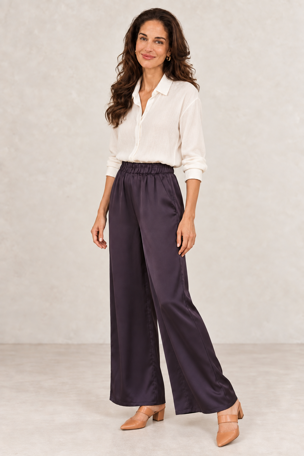Lucca | Pantalón satinado