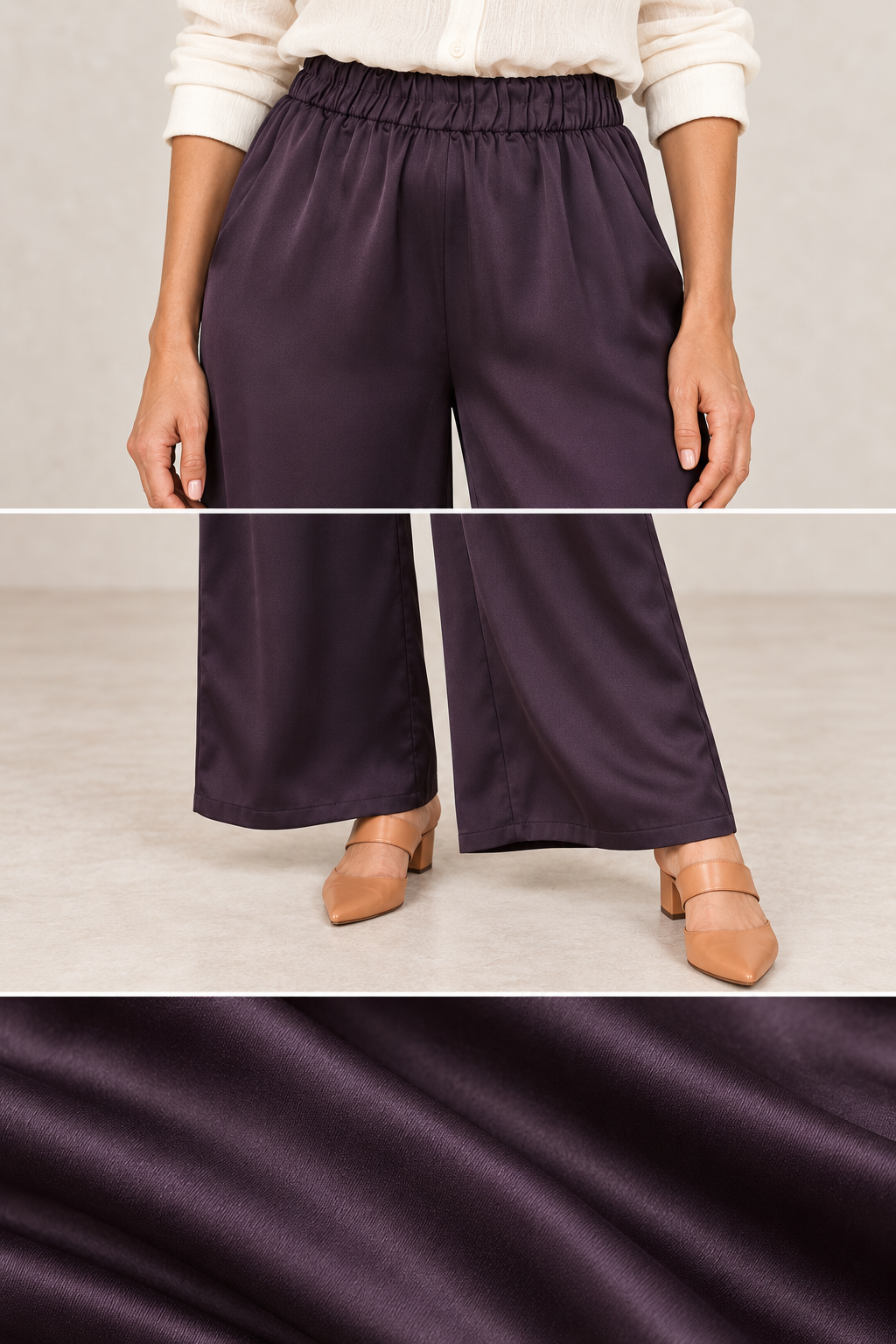 Lucca | Pantalón satinado