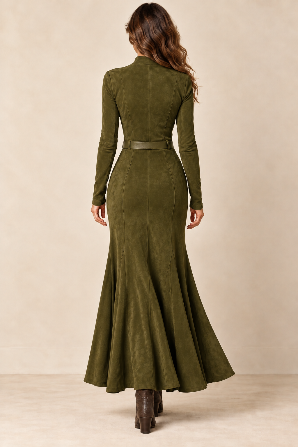 Amalia Verde oliva — espalda